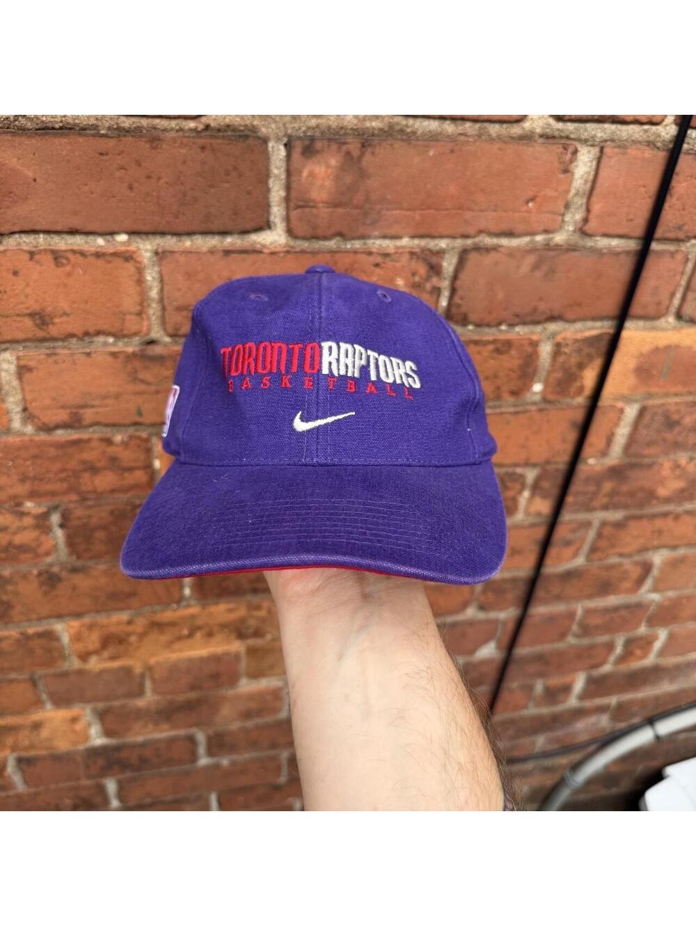 vintage Nike Toronto raptors strap back hat OS 90s/00s